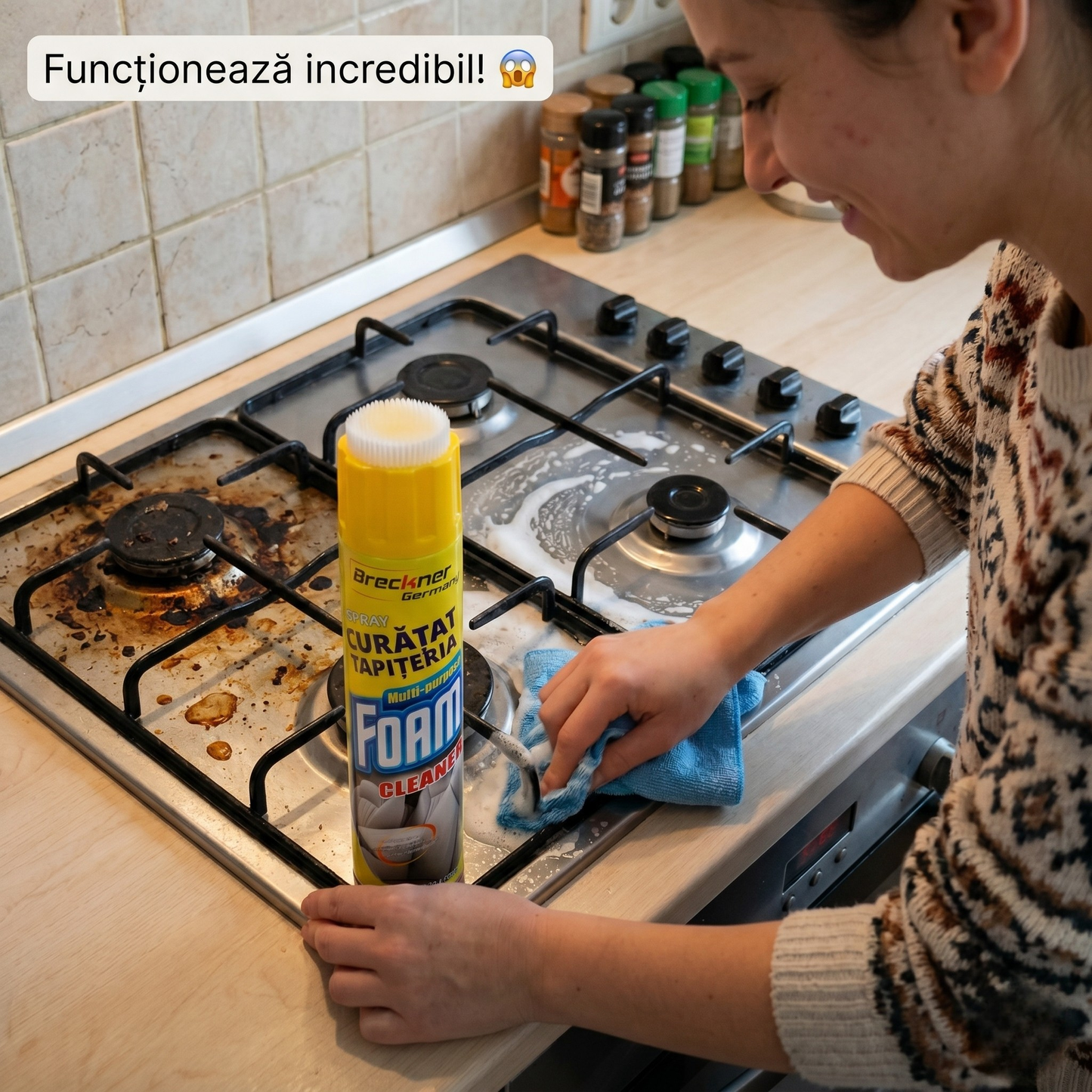 Foam Cleaner Spray 650ml — Curăță Tot Cu Un Singur Produs